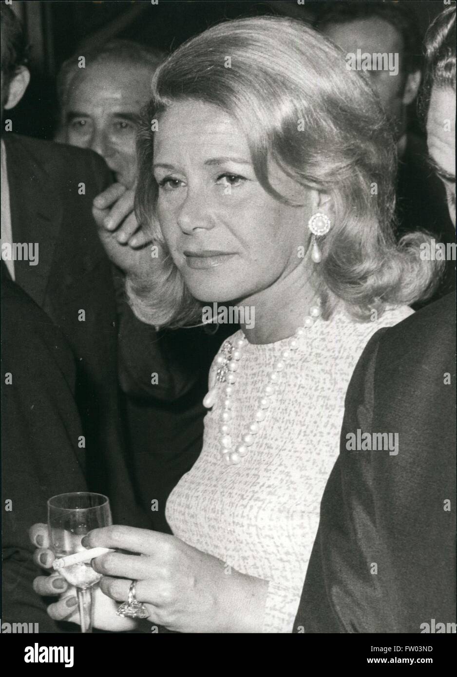 1969 - Tina Niarchos Athina Mary Livanos Onassis Spencer-Churchill Niarchos © Keystone Pictures USA/ZUMAPRESS.com/Alamy Live News Stock Photo