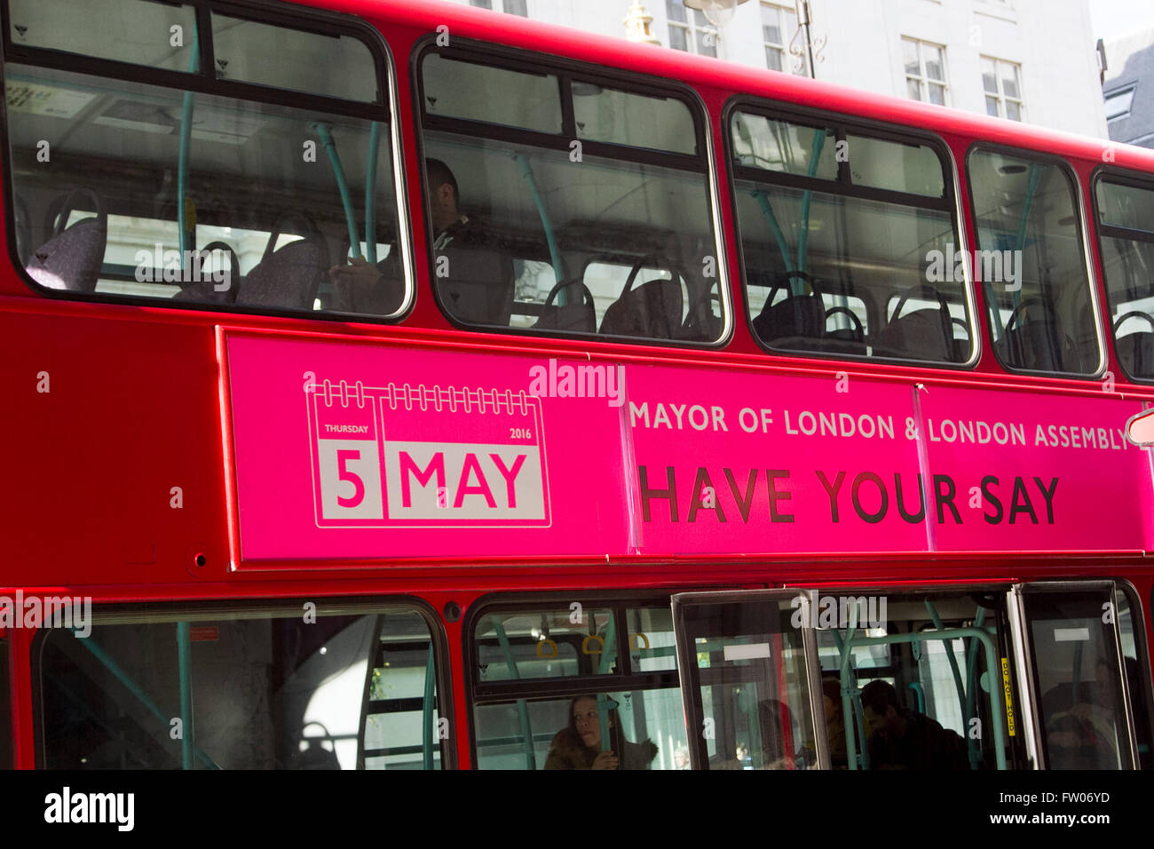 Go ahead london bus hi-res stock photography and images - Alamy
