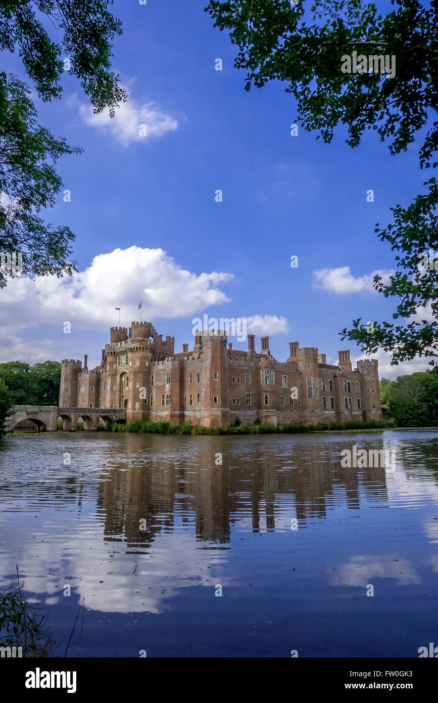 Herstmonceux Castle in southern England Stock Photo Alamy