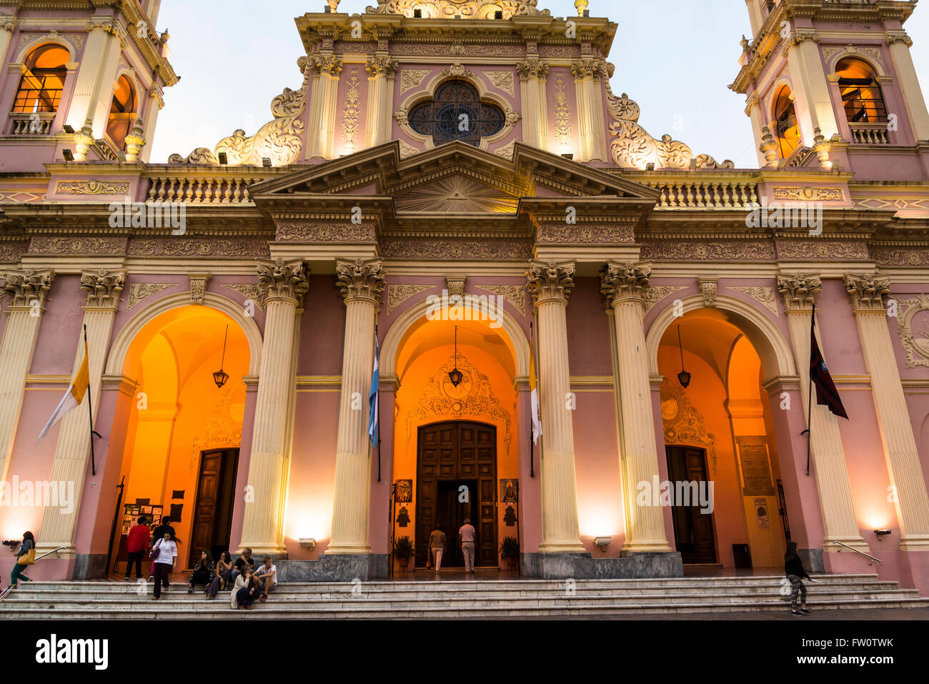 cathedral-salta-argentina-stock-photo-alamy