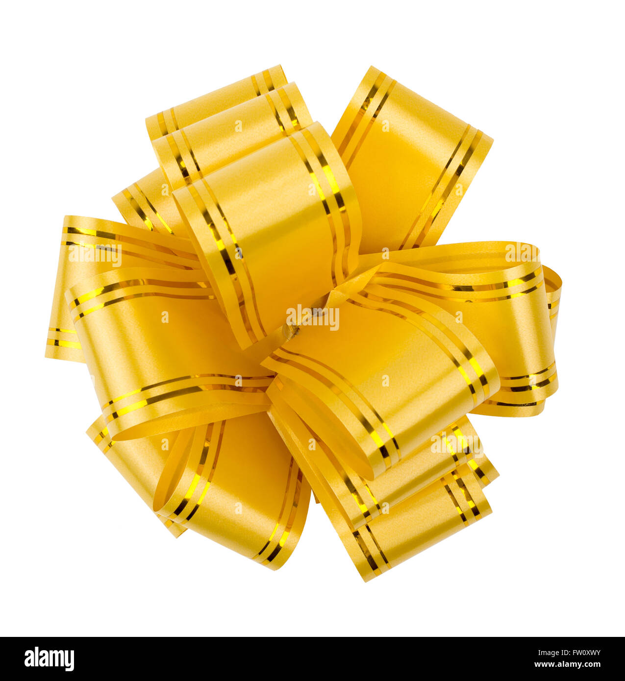 gift bow out of ribbon Stock Photo Alamy