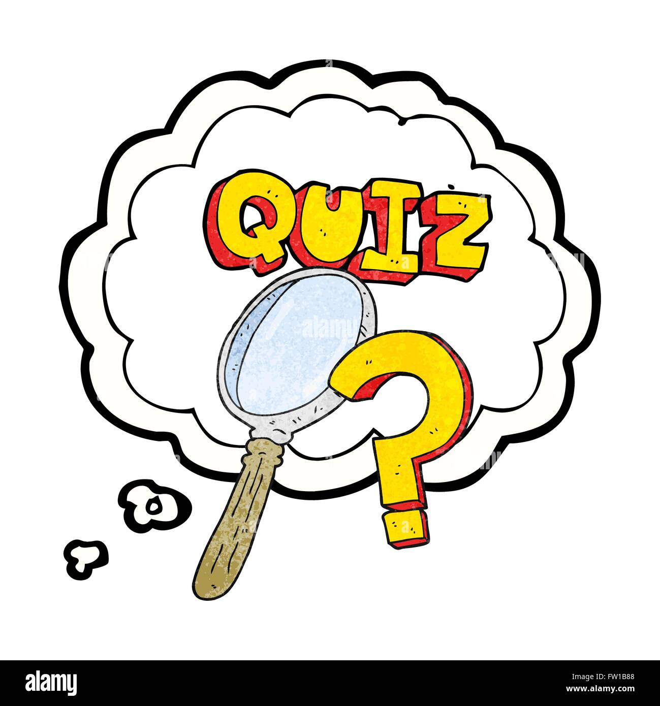 Download freehand drawn thought bubble textured cartoon quiz symbol ...
