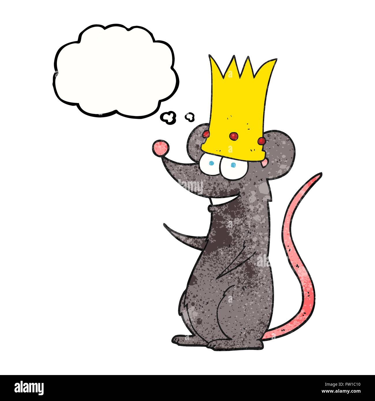 cartoon rat wearing a crown Stock Vector Image & Art - Alamy