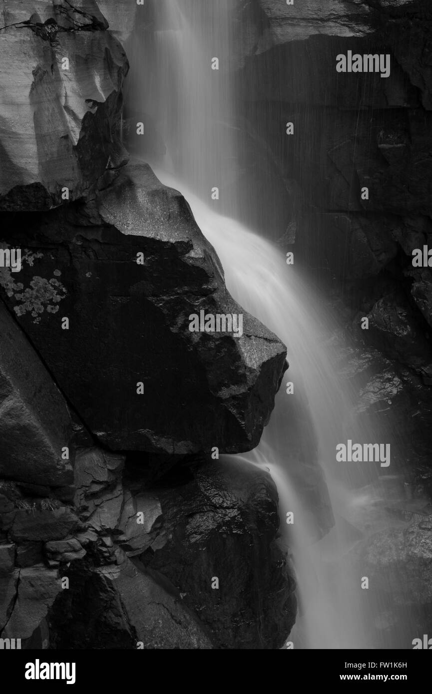 Nooksack River and Nooksack Falls North Cascade National Park Stock