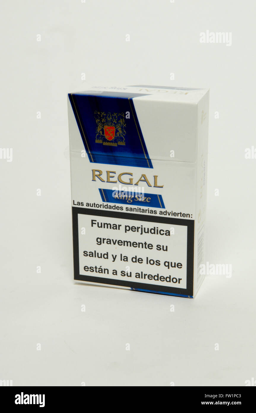 Regal king size cigarettes packet hi-res stock photography and images -  Alamy