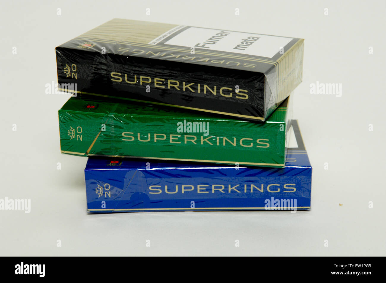Selection of Superkings Super Kings Cigarettes brand Stock Photo Alamy