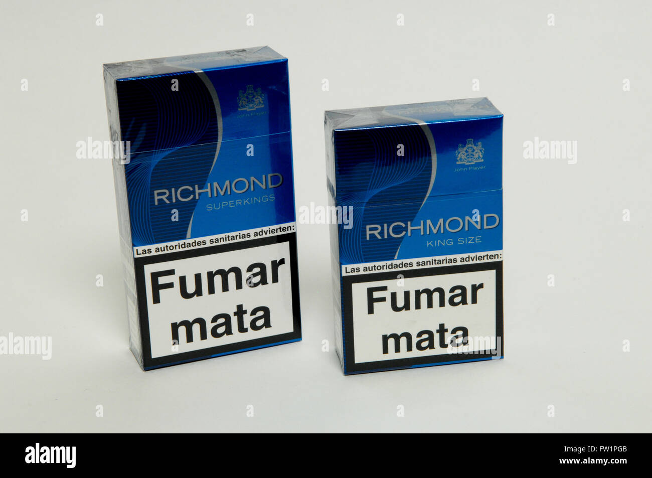 Richmond King Size Cigarette Packet Stock Photos Richmond King