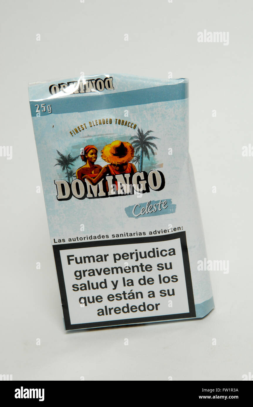 domingo tobacco Domingo Hand Rolling Tobacco Stock Photo