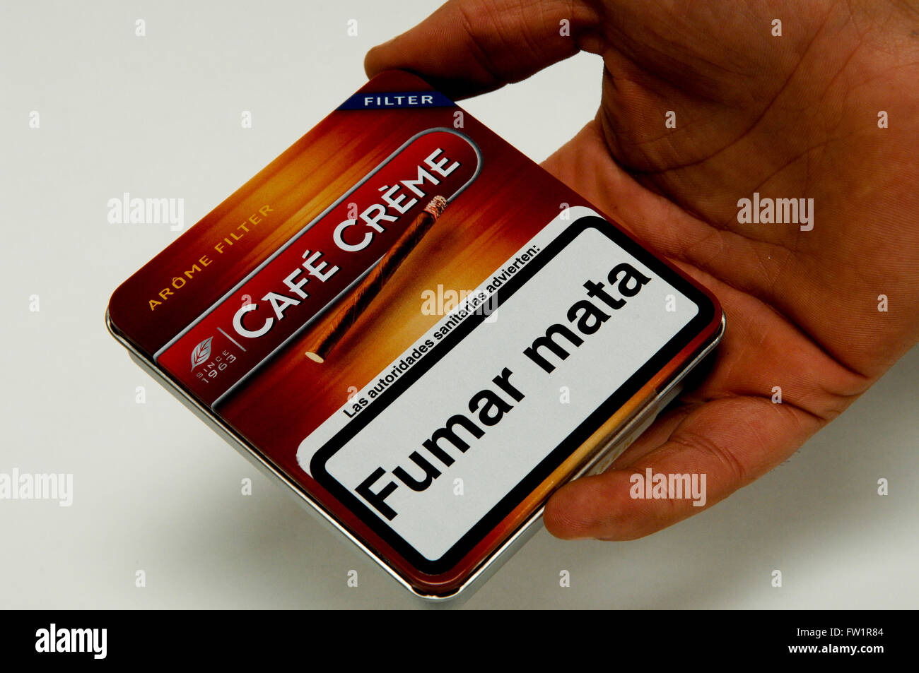 Cafe Cream arome filter Cigars Stock Photo - Alamy
