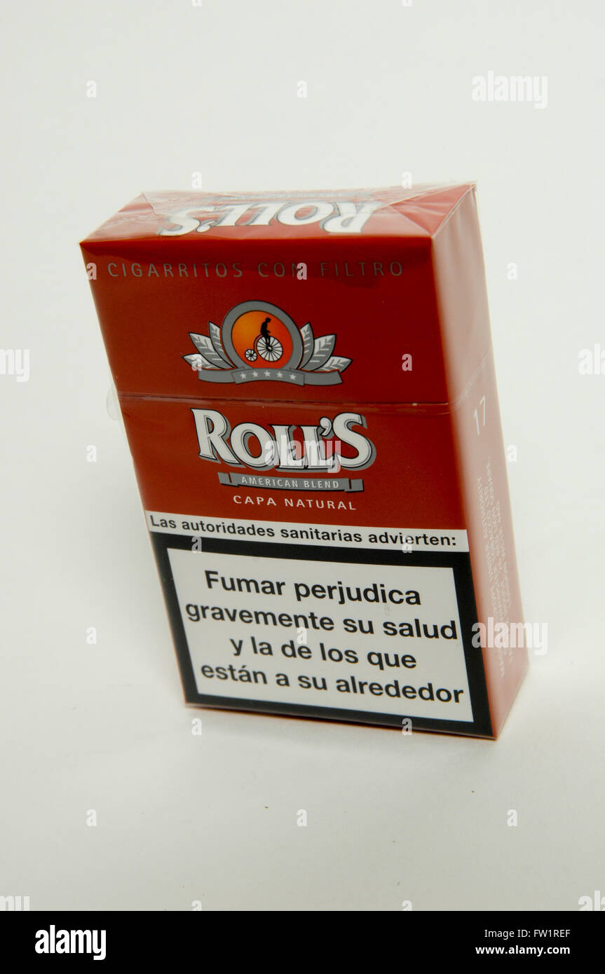 Roll's Cigarettes Stock Photo - Alamy