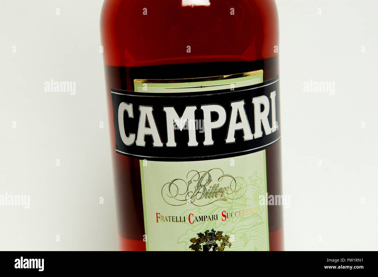 Campari alcoholic liqueur Stock Photo