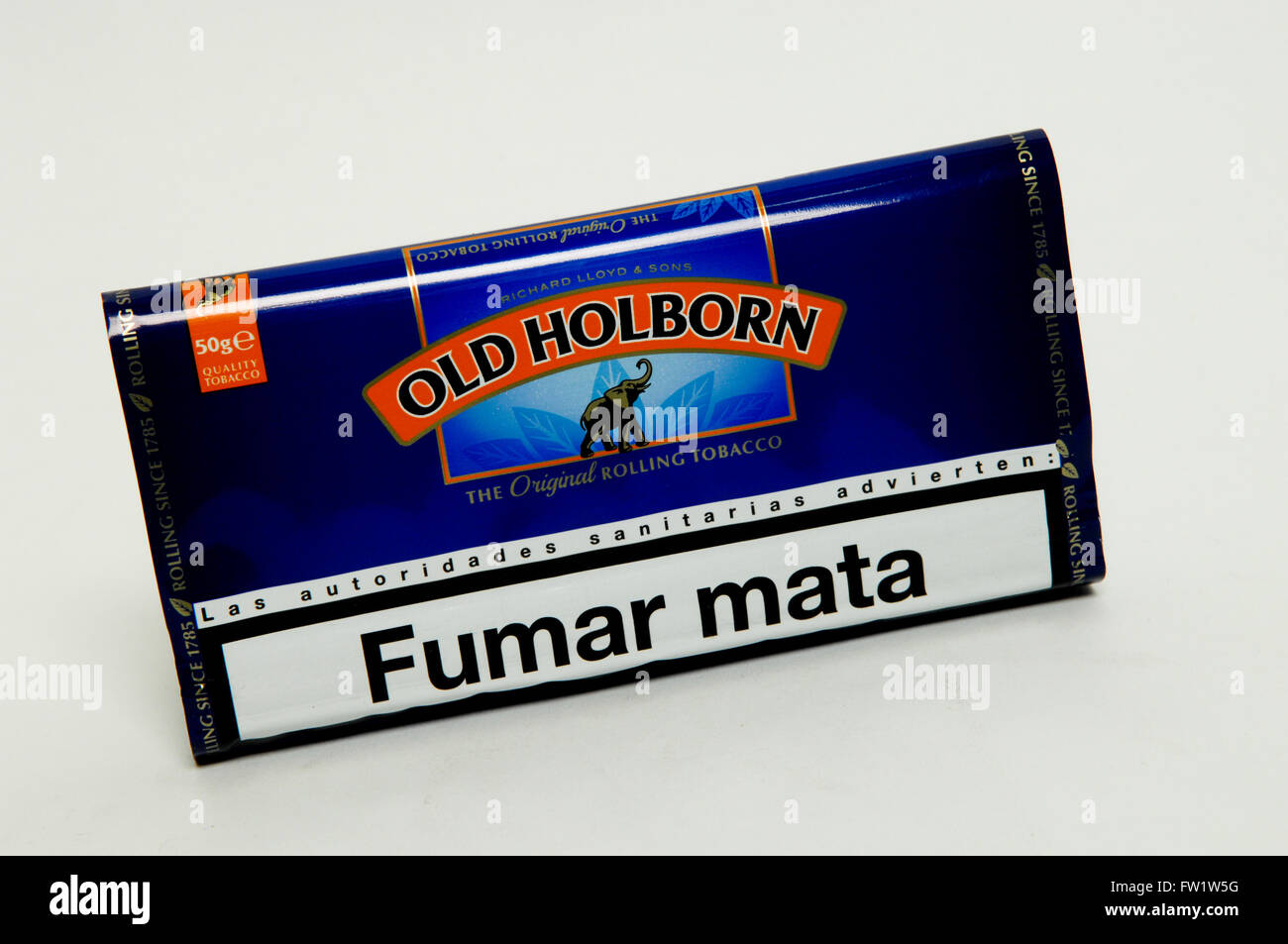 holborn tobacco Old Holborn Hand Rolling Tobacco Packet taken on white background Stock  Photo