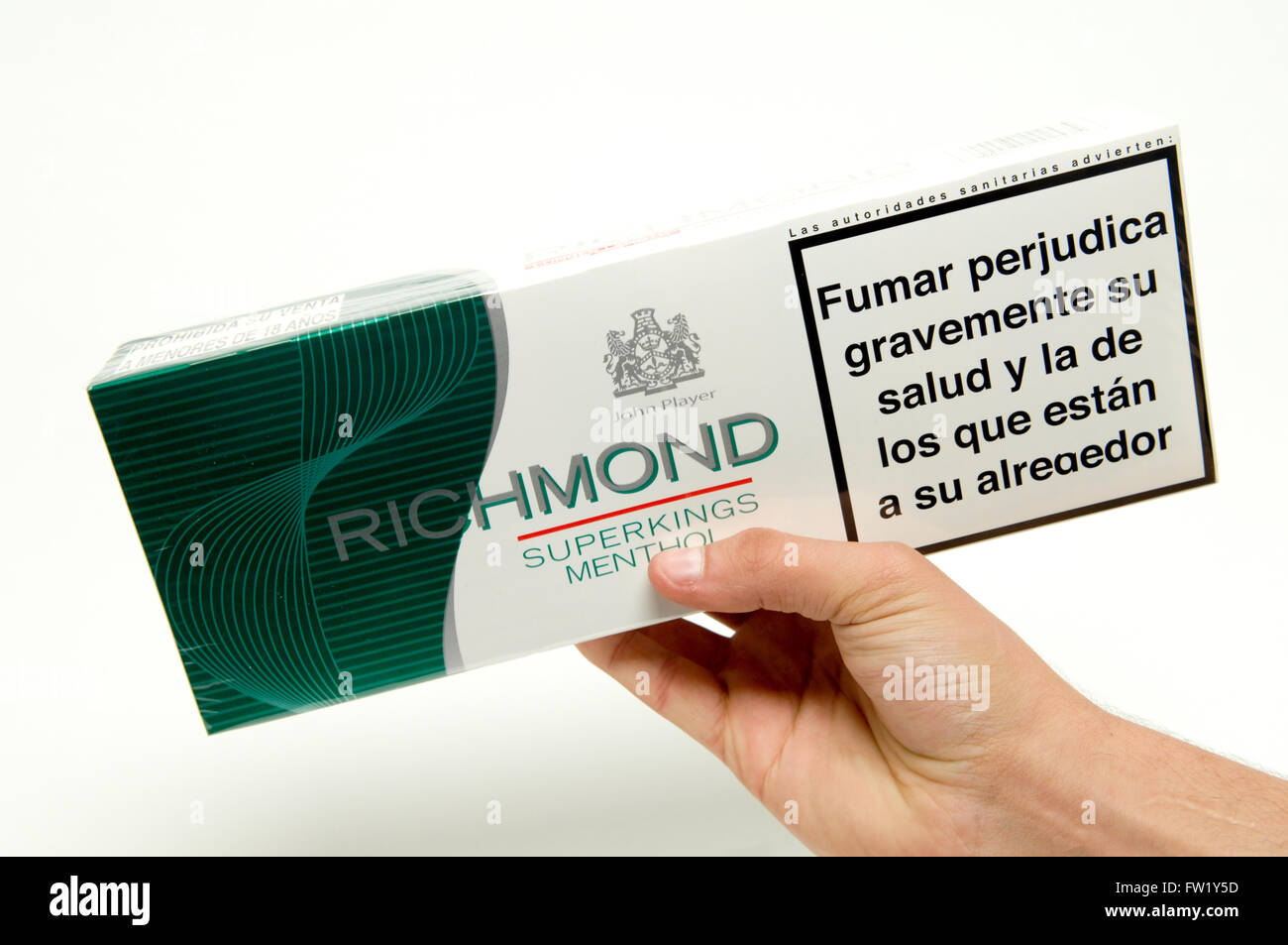 Richmond Cigarettes Carton on sale in a tobacconist Stock Photo Alamy