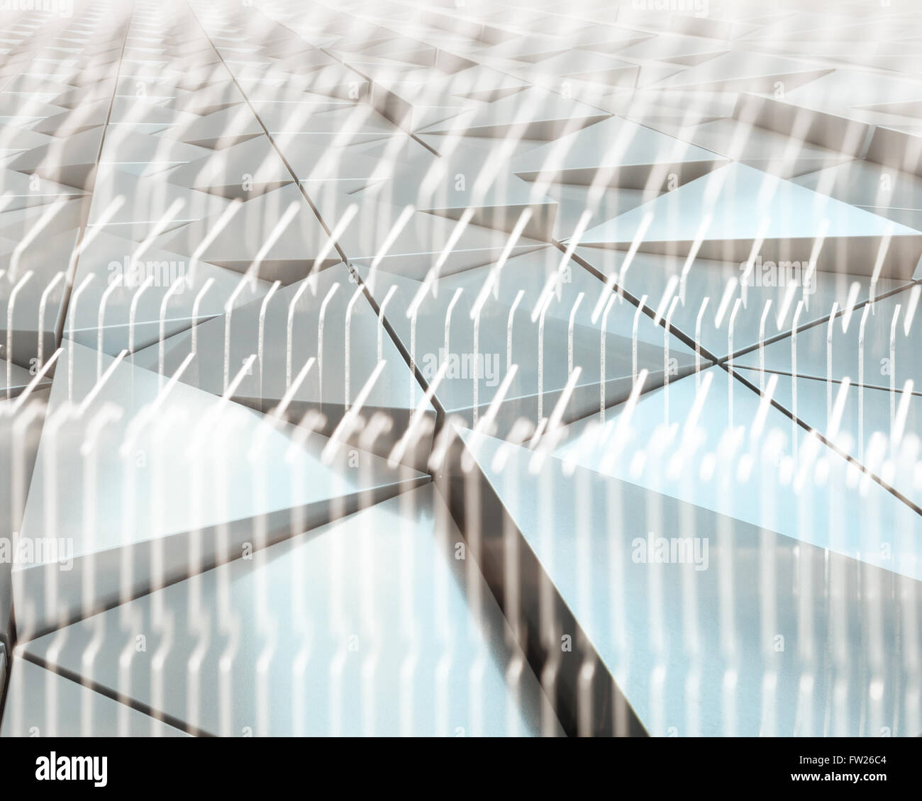 Abstract architectural pattern Stock Photo