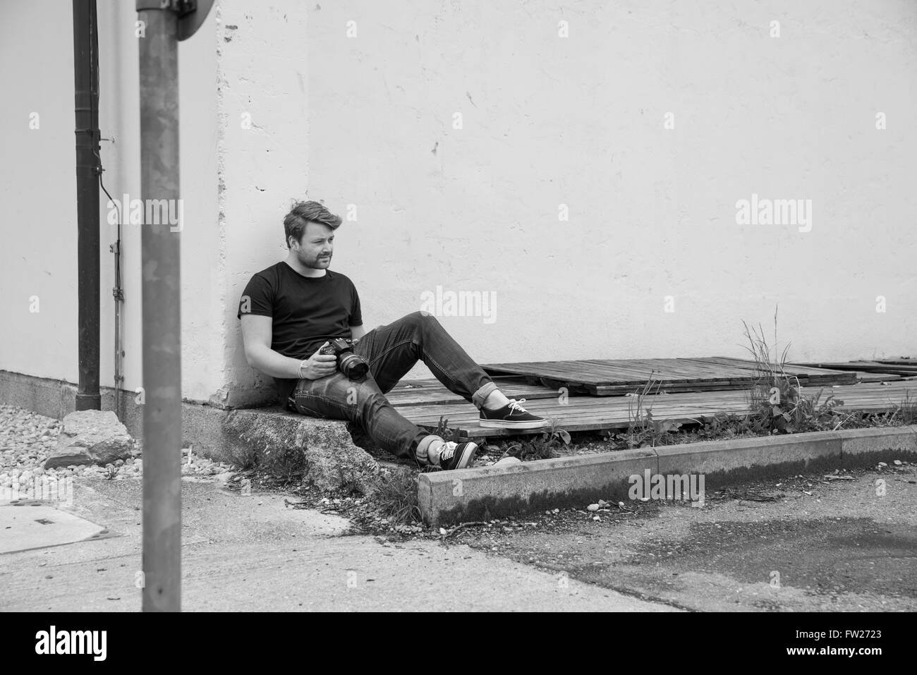 Dude cool Black and White Stock Photos Images Alamy