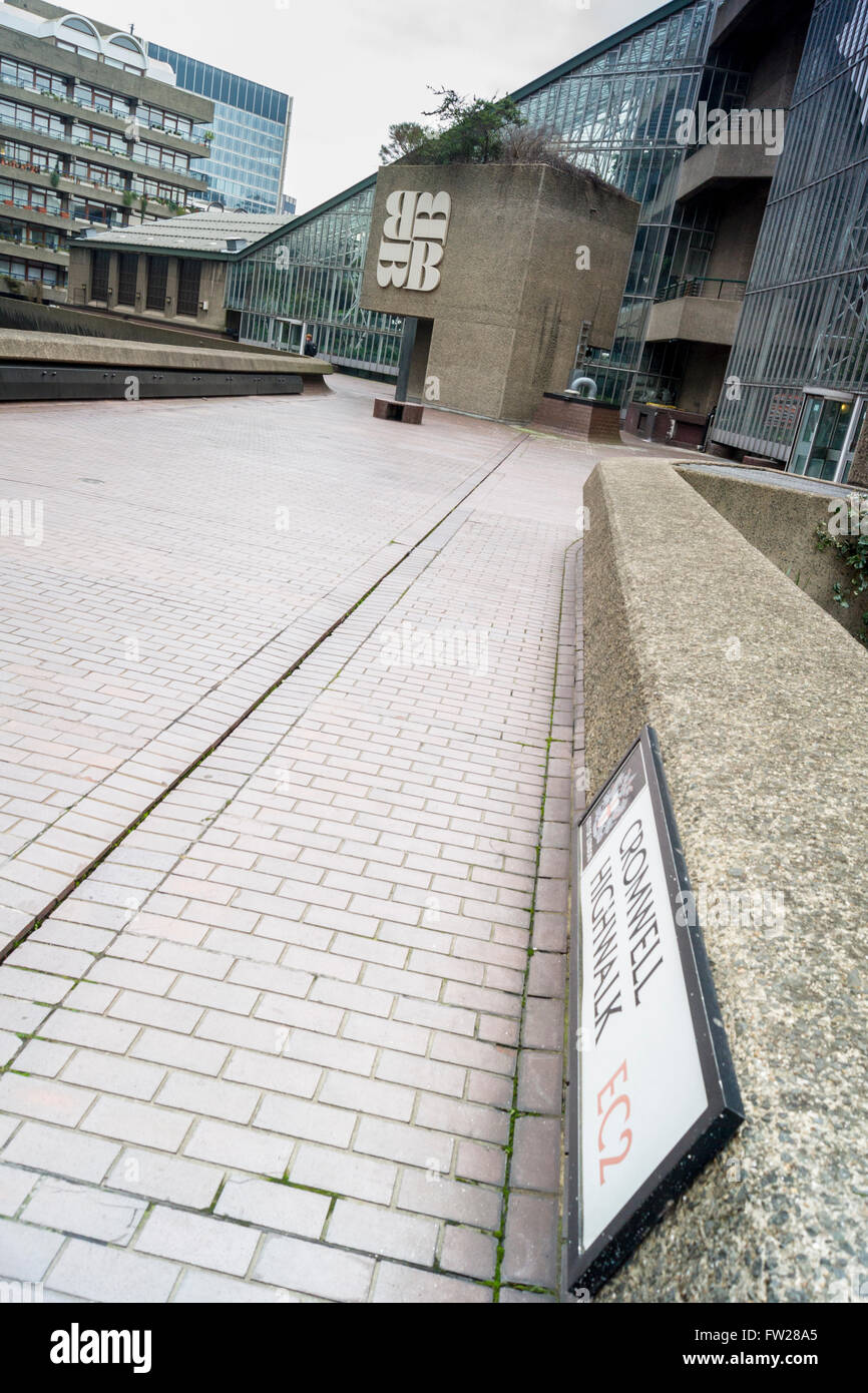 Cromwell Highwalk, Barbican Estate, London, UK Stock Photo Alamy