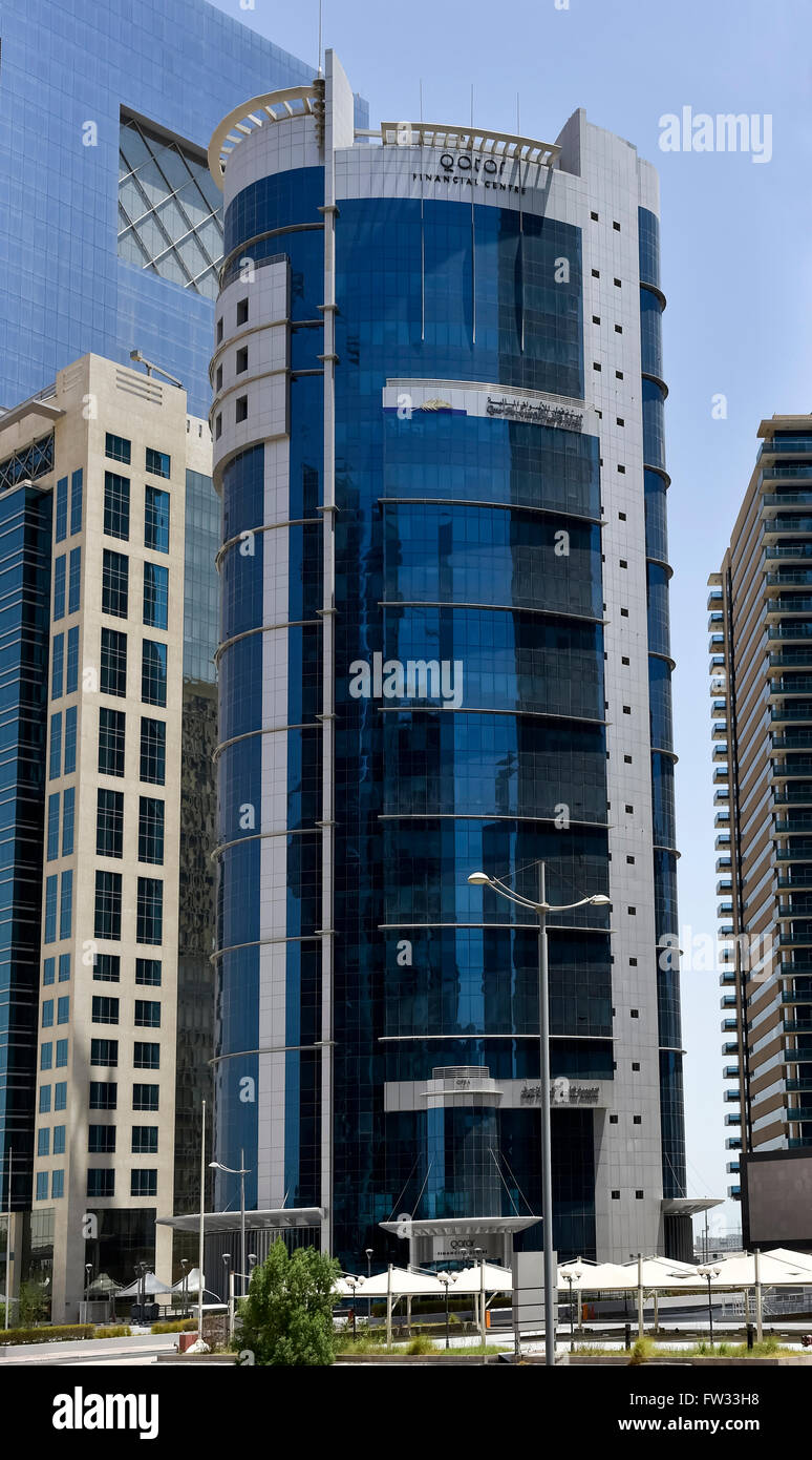 Qatar Financial Centre, Doha, Qatar Stock Photo Alamy