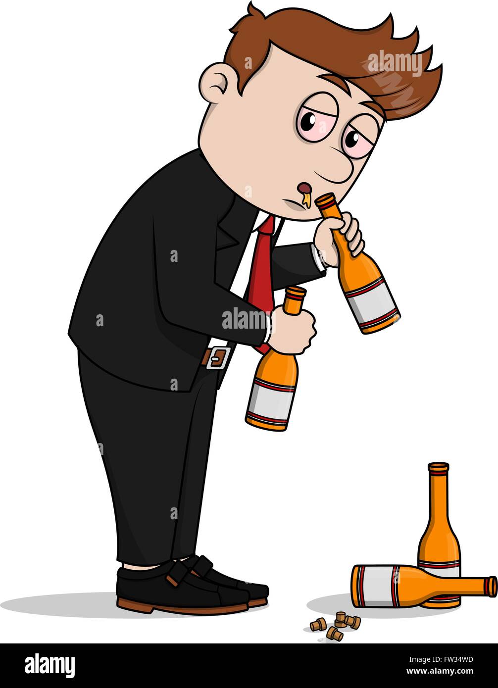 drinking alcohol cartoon