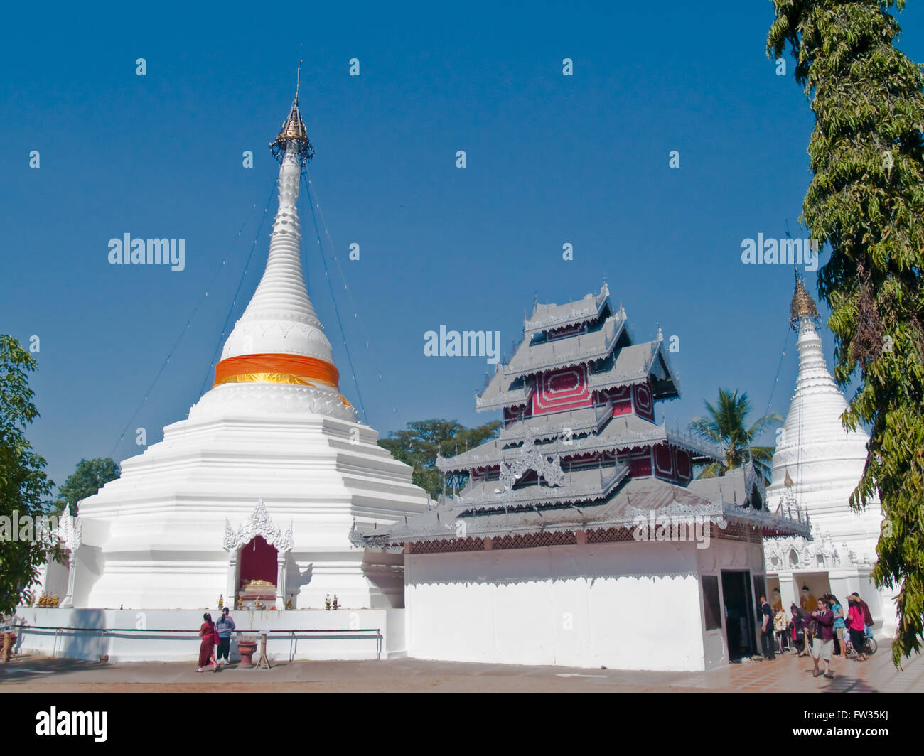 Phra That Doi Kong Mu Temple Stock Photo