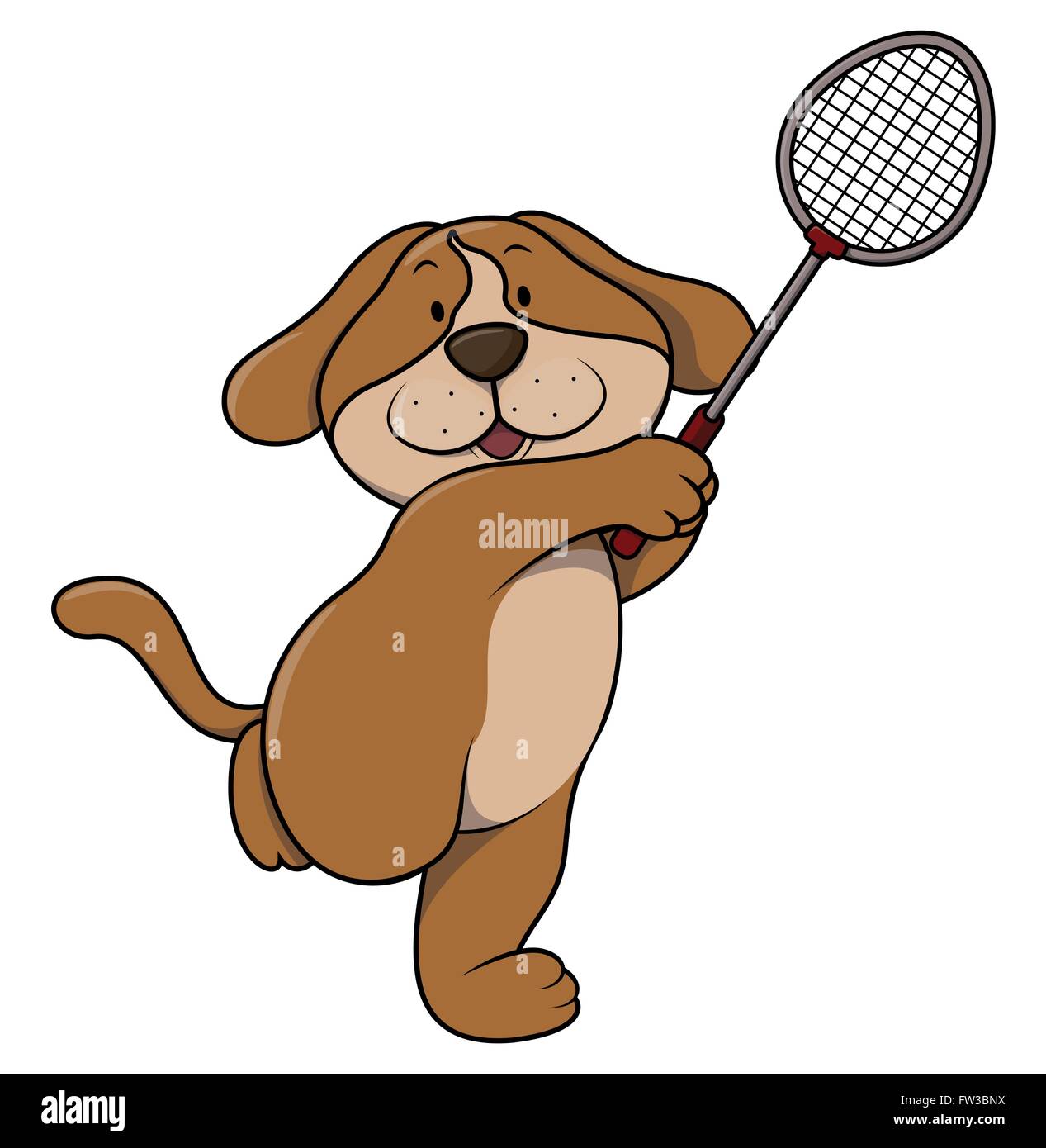 Tennis cartoon hi-res stock photography and images - Alamy