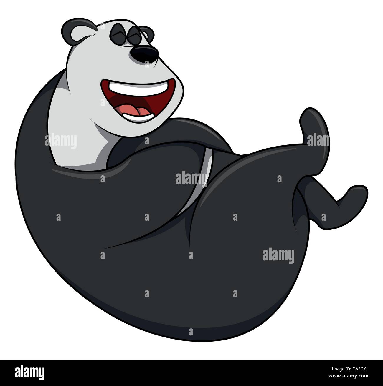 Laughing panda cartoon character Stock Vector Image & Art - Alamy