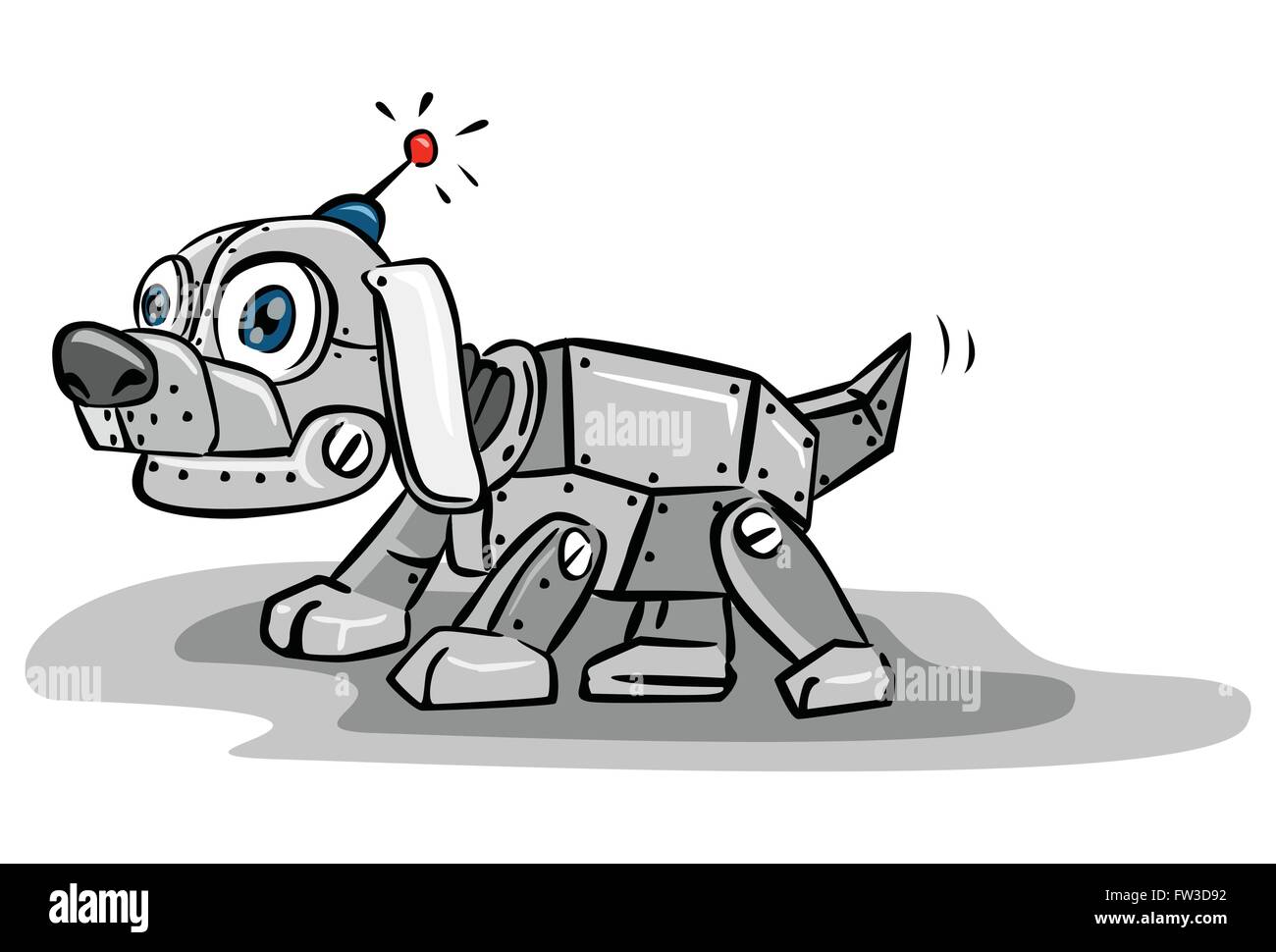 Robot Dog Stock Vector Image Art Alamy Robot Dog Stock Vector Image Art Alamy