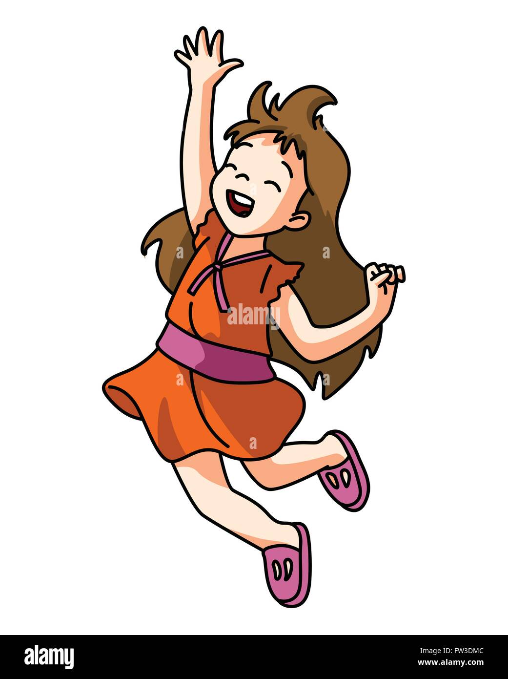 happy jump clipart images