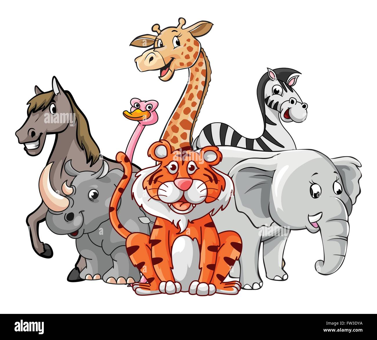 Wild Animal Group Pose Stock Vector Image & Art - Alamy Wild Animal Group Pose Stock Vector Image & Art - Alamy