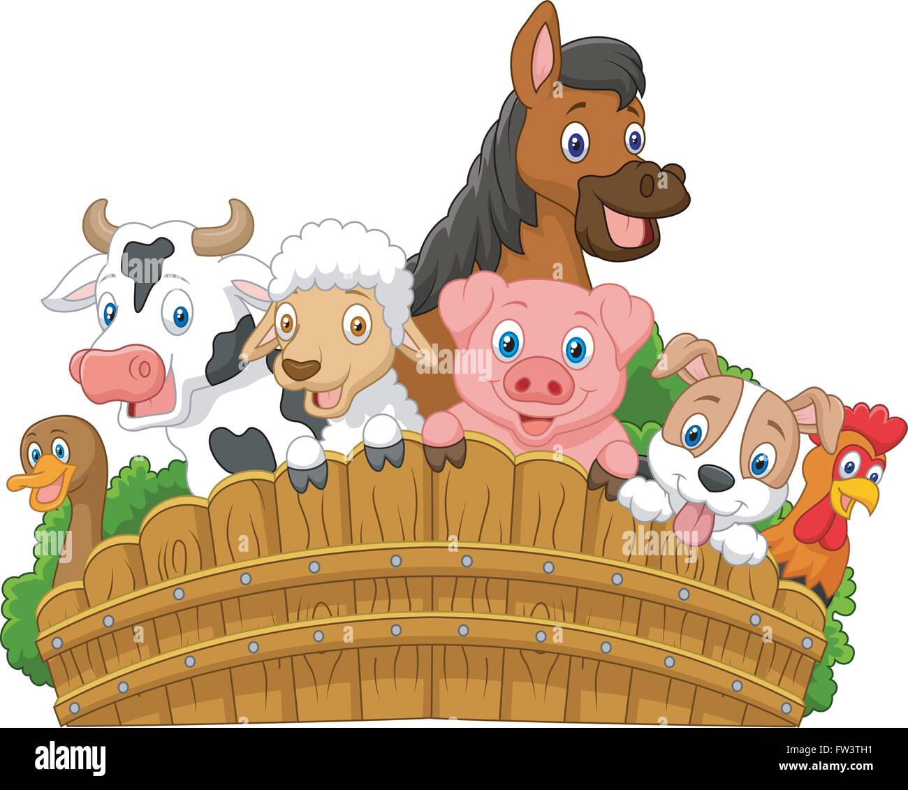 Collection farm animals Stock Vector Image & Art - Alamy