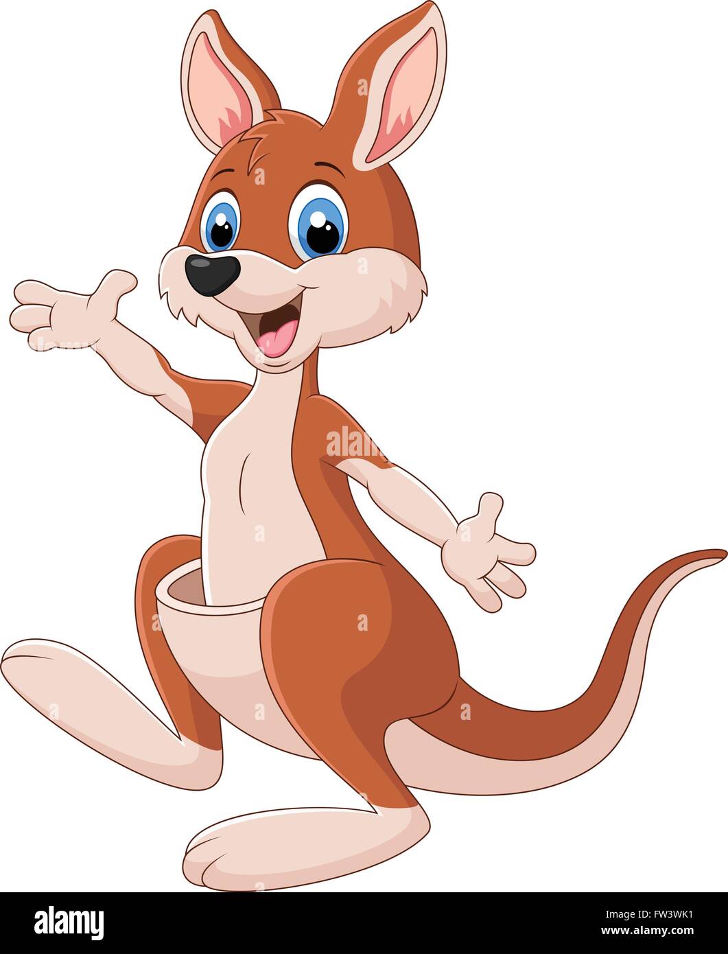 Kangaroo cartoon hi-res stock photography and images - Alamy