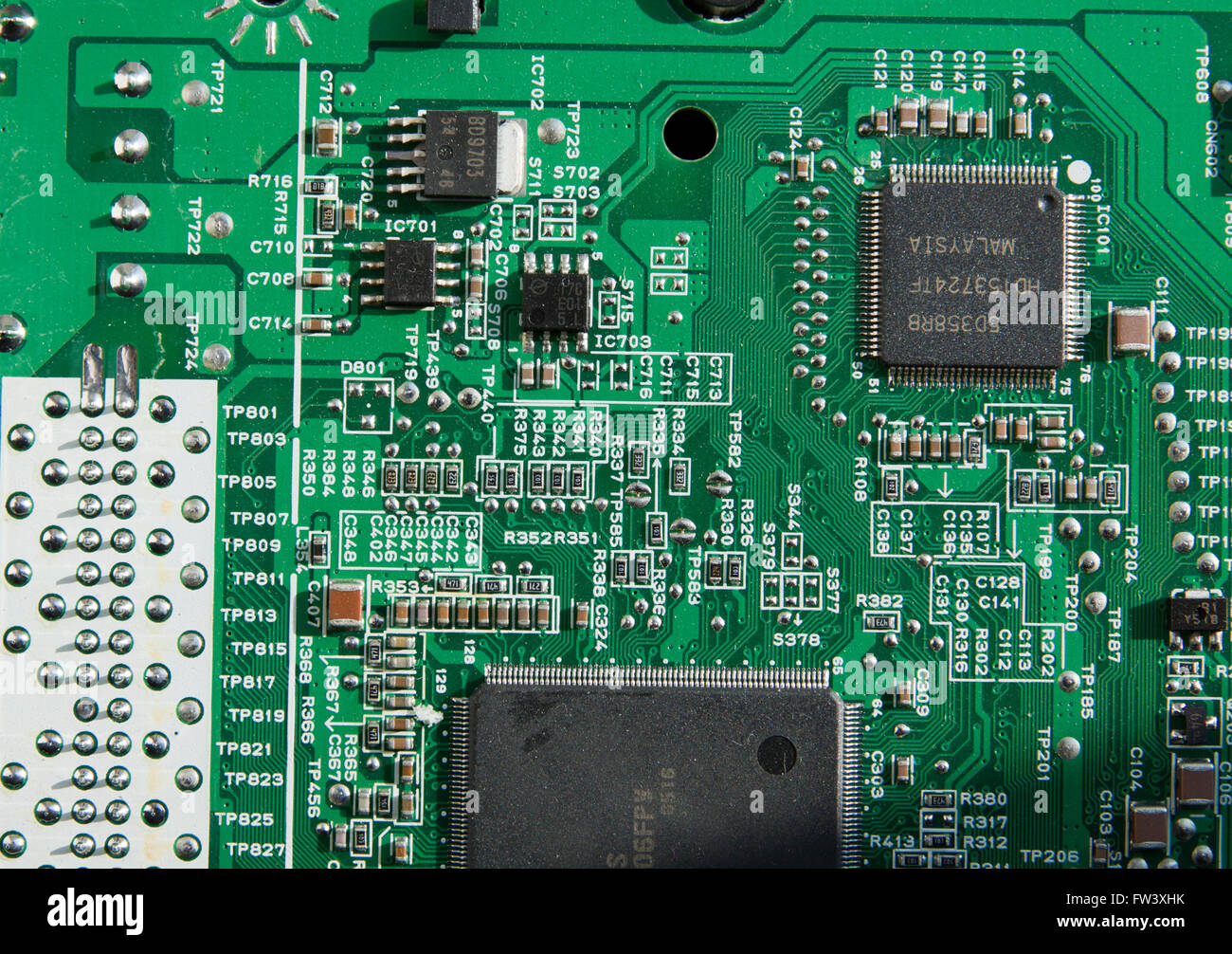 Detailed close up motherboard hires stock photography and images Alamy