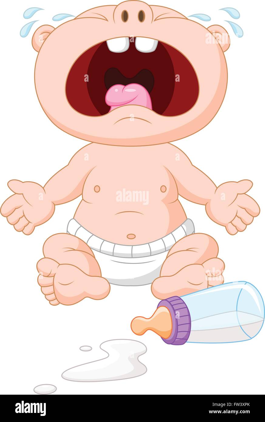 baby gets fussy during bottle feeding