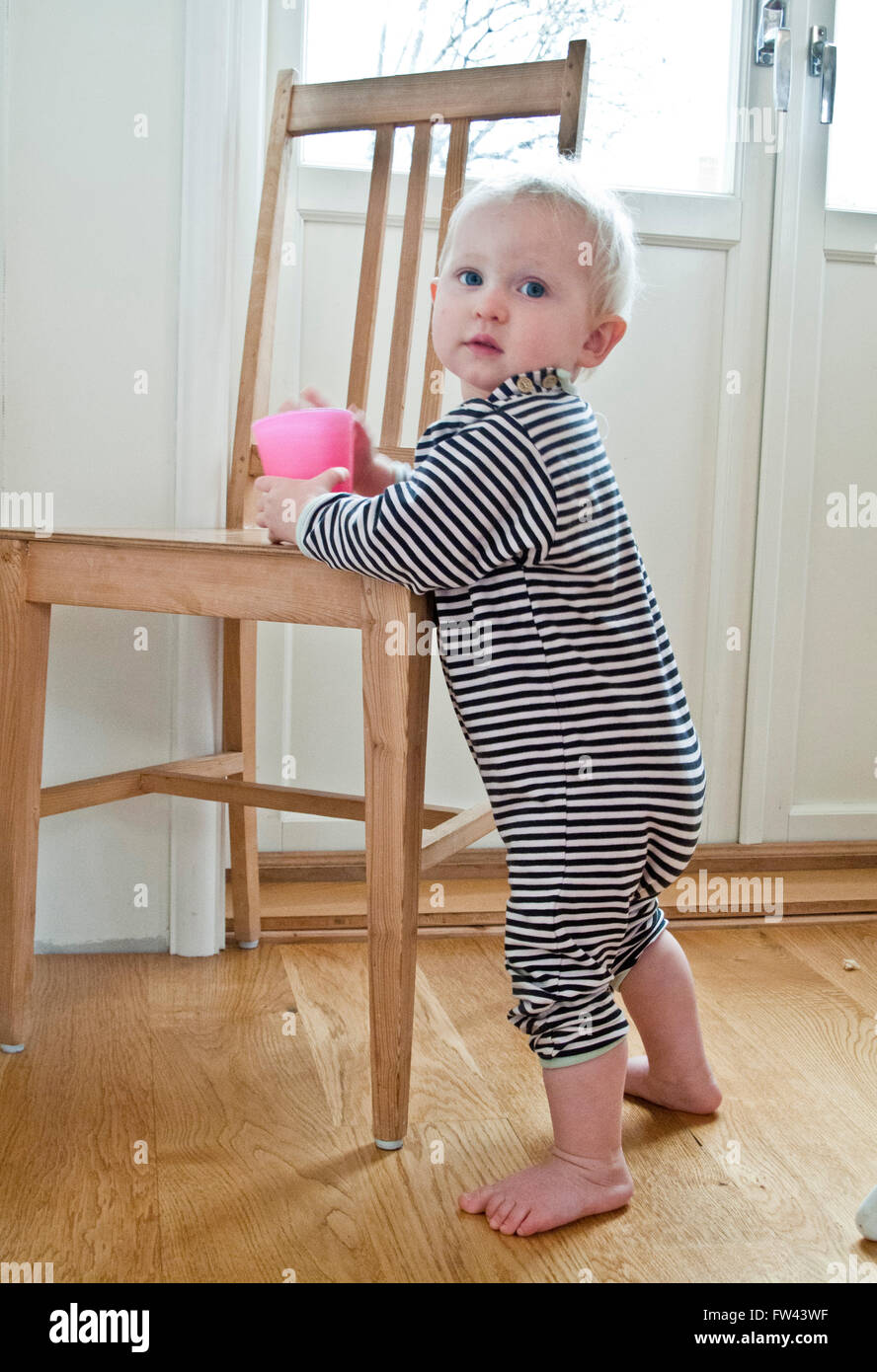 A one year old baby Stock Photo - Alamy