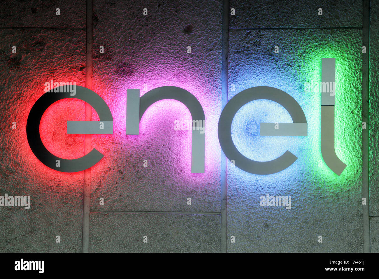 Enel logo hi-res stock photography and images - Alamy