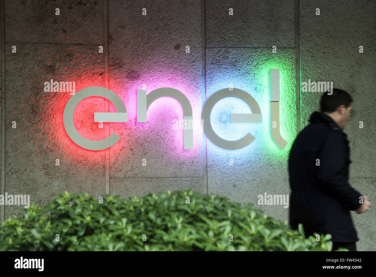 Enel S.p.A. new logo. Enel is an Italian multinational manufacturer and ...