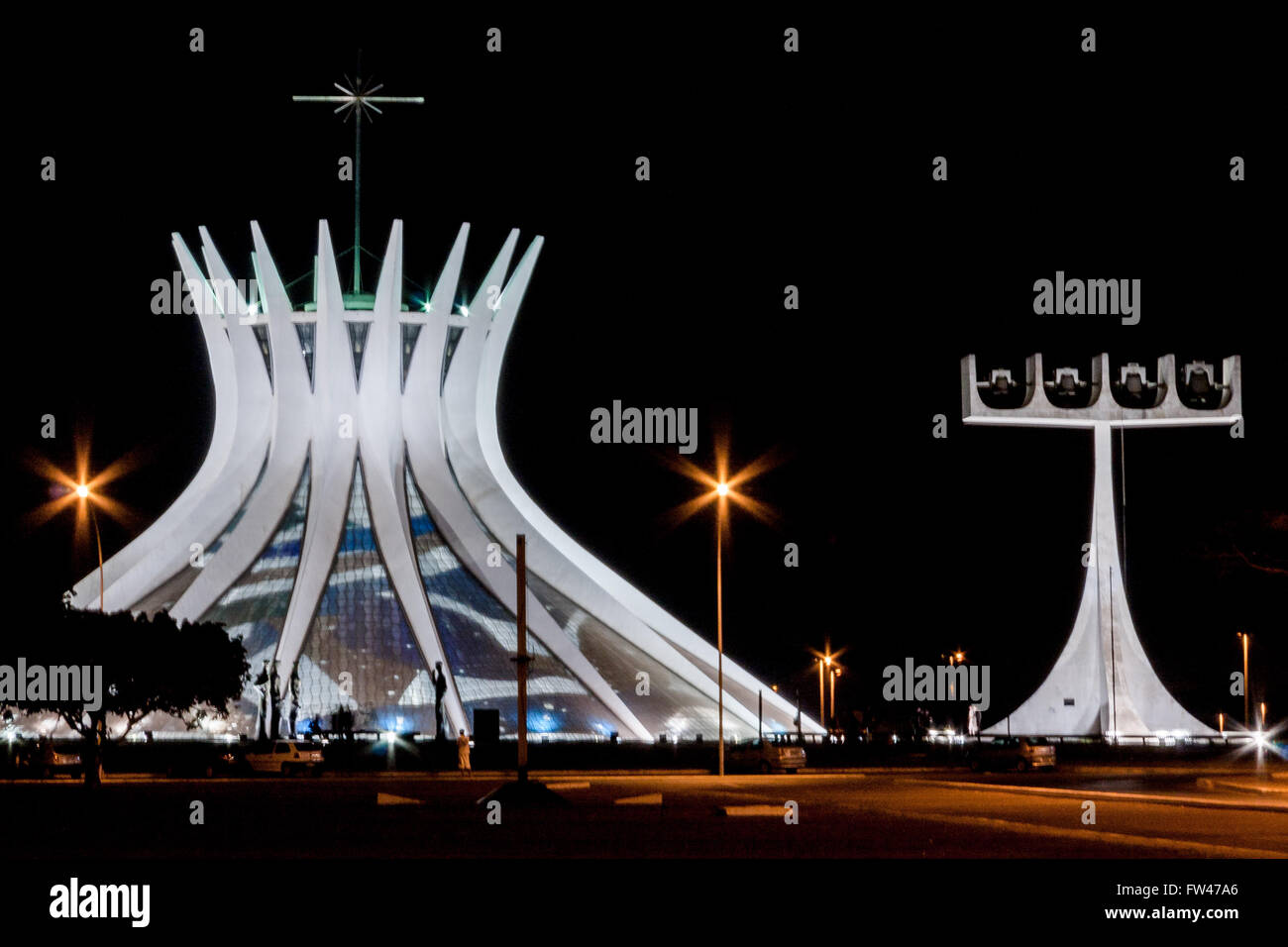 Metropolitan Cathedral Brasilia DF Brazil Stock Photo Alamy