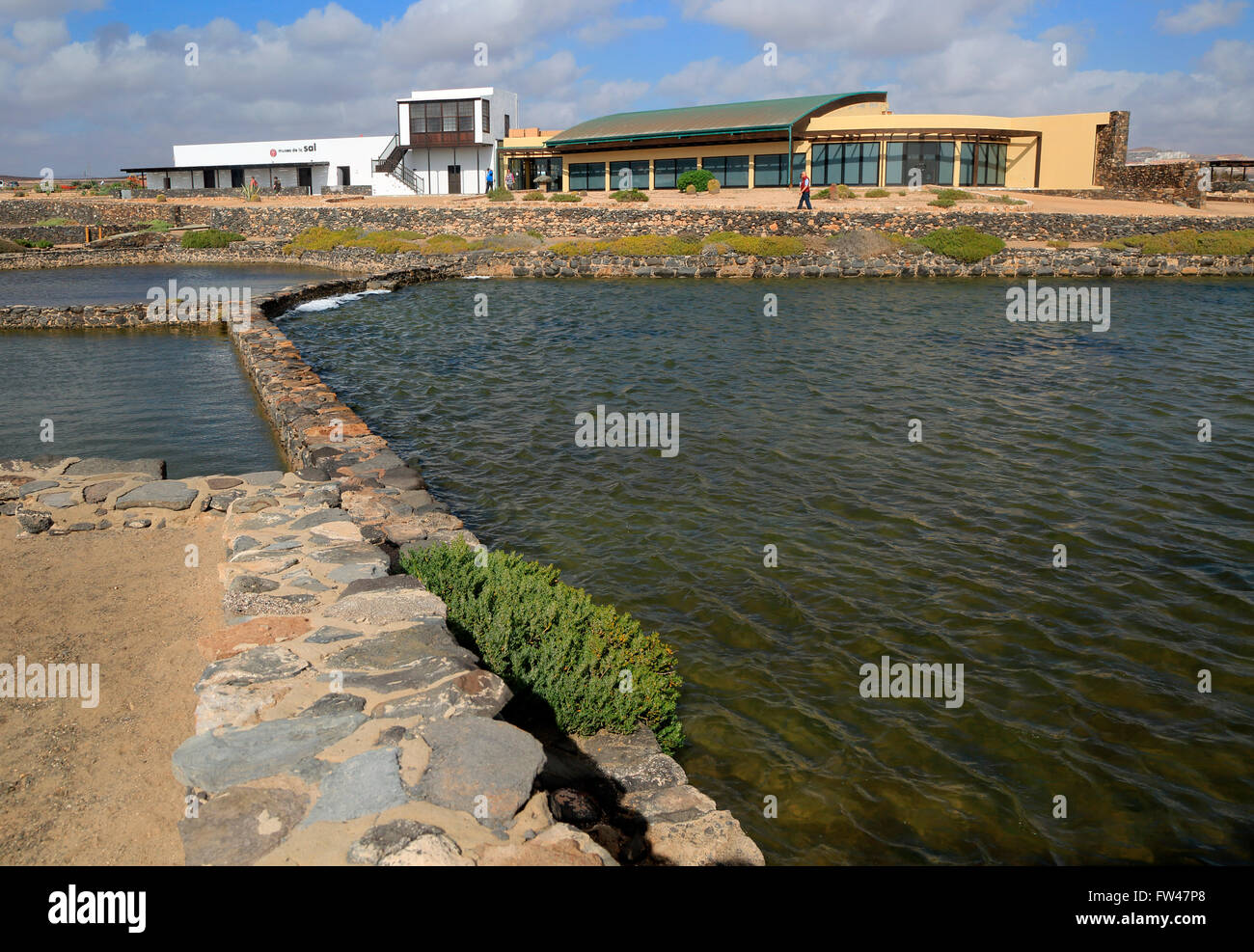 Museo de la Sal, Salt museum, Las Salinas del Carmen, Fuerteventura, Canary Islands, Spain Stock Photo