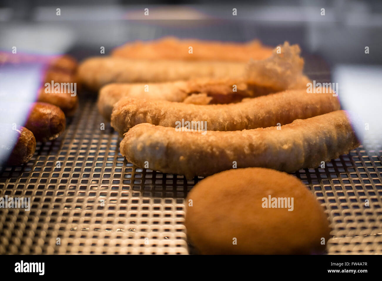 Battered sausage and chips hires stock photography and images Alamy