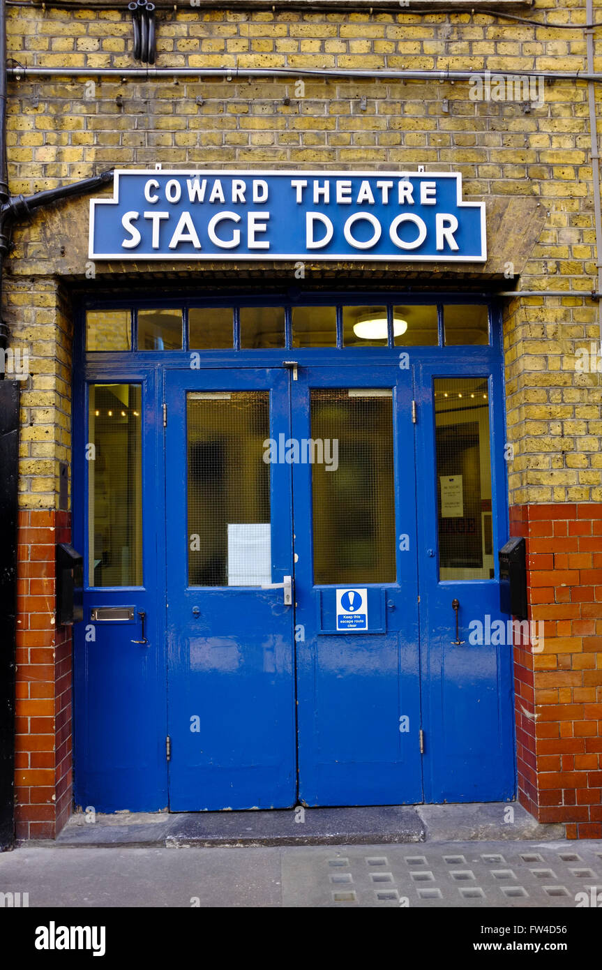 Coward theatre stage door hi-res stock photography and images - Alamy