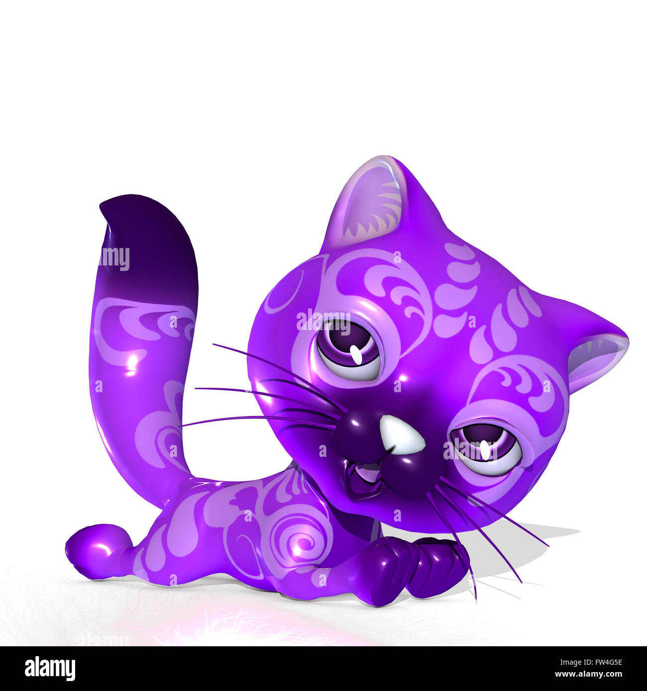 3D Rendered cute fantasy pet Stock Photo - Alamy