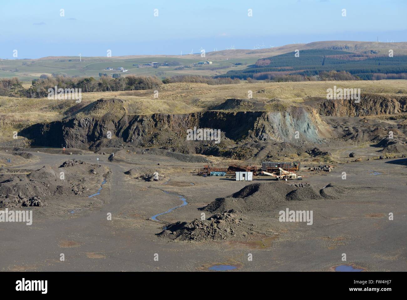 Tarmac S Bannerbank Quarry On The Outskirts Of Glasgow Scotland
