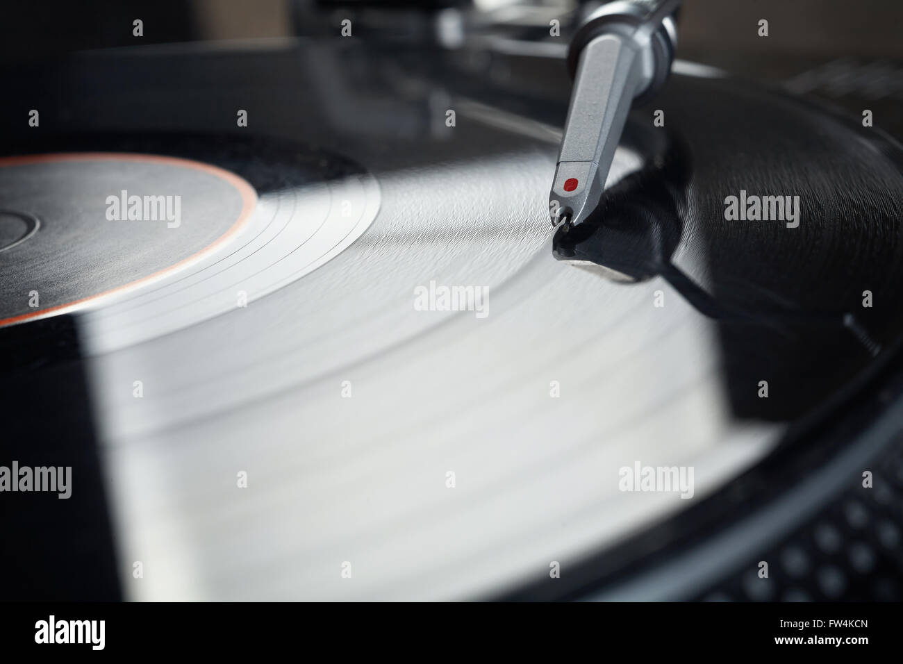 Vinyl disk player Stock Photo Alamy