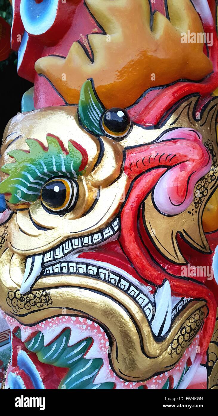 Decorative dragon head hi-res stock photography and images - Alamy