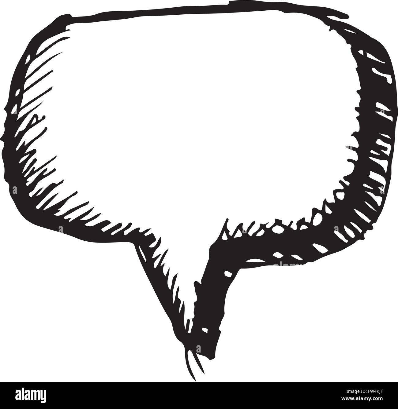 Hand drawn bubble speech Illustration symbol design Stock Vector Image ...