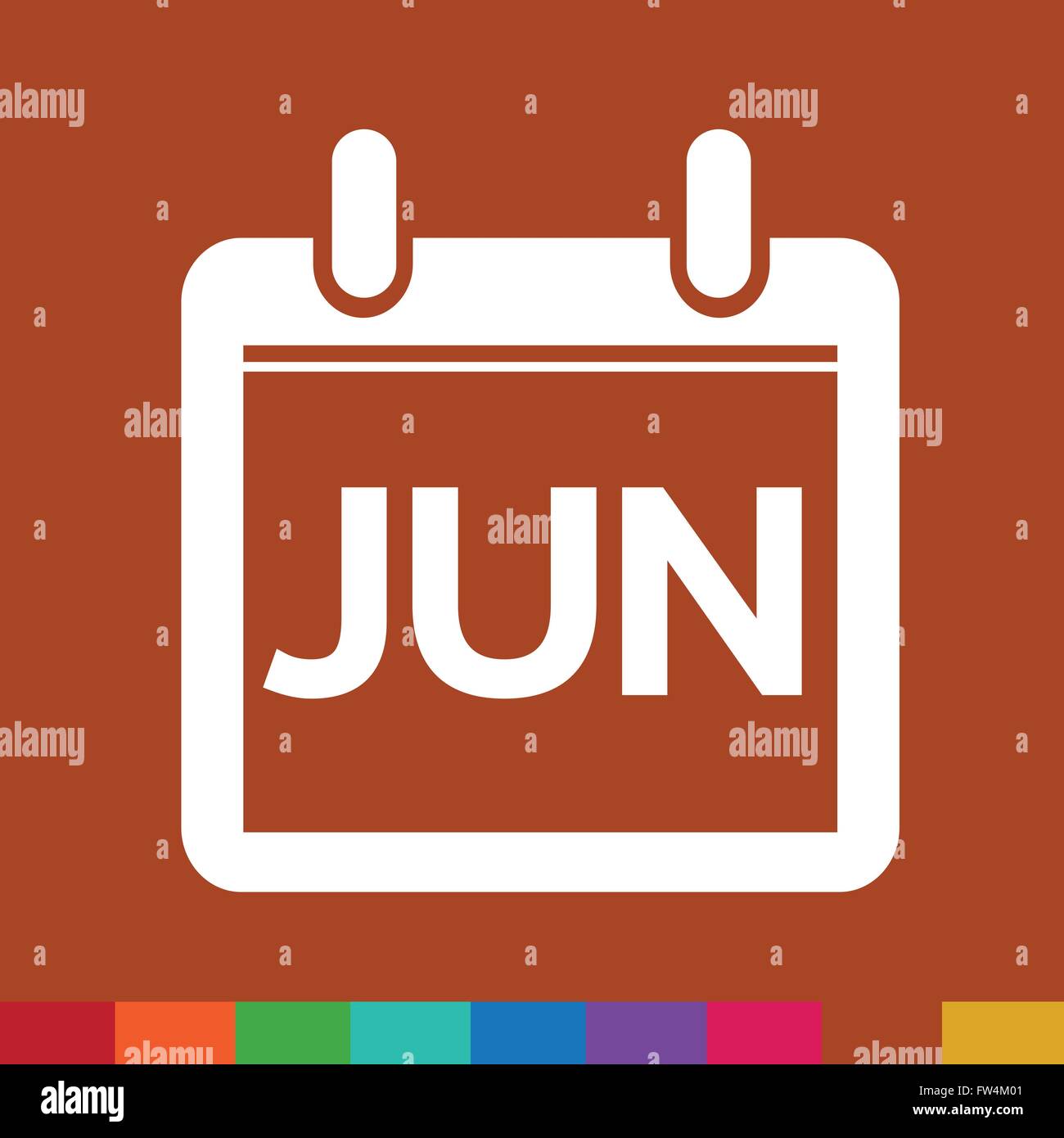 Month Calendar Icon illustration sign design style Stock Vector Image ...