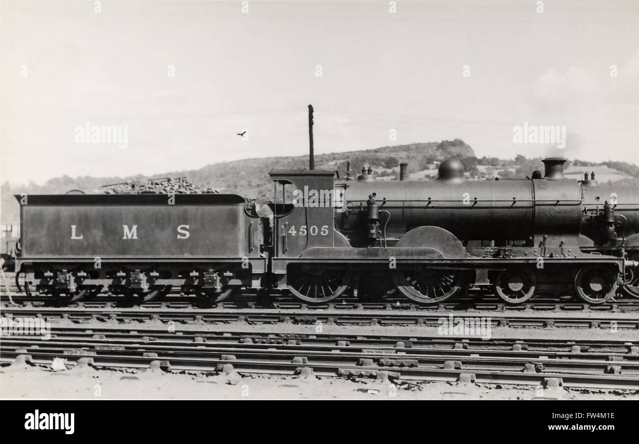 Caledonian Railway Pickersgill 72 Class 4-4-0 steam locomotive No.94 as LMS 14505 Stock Photo