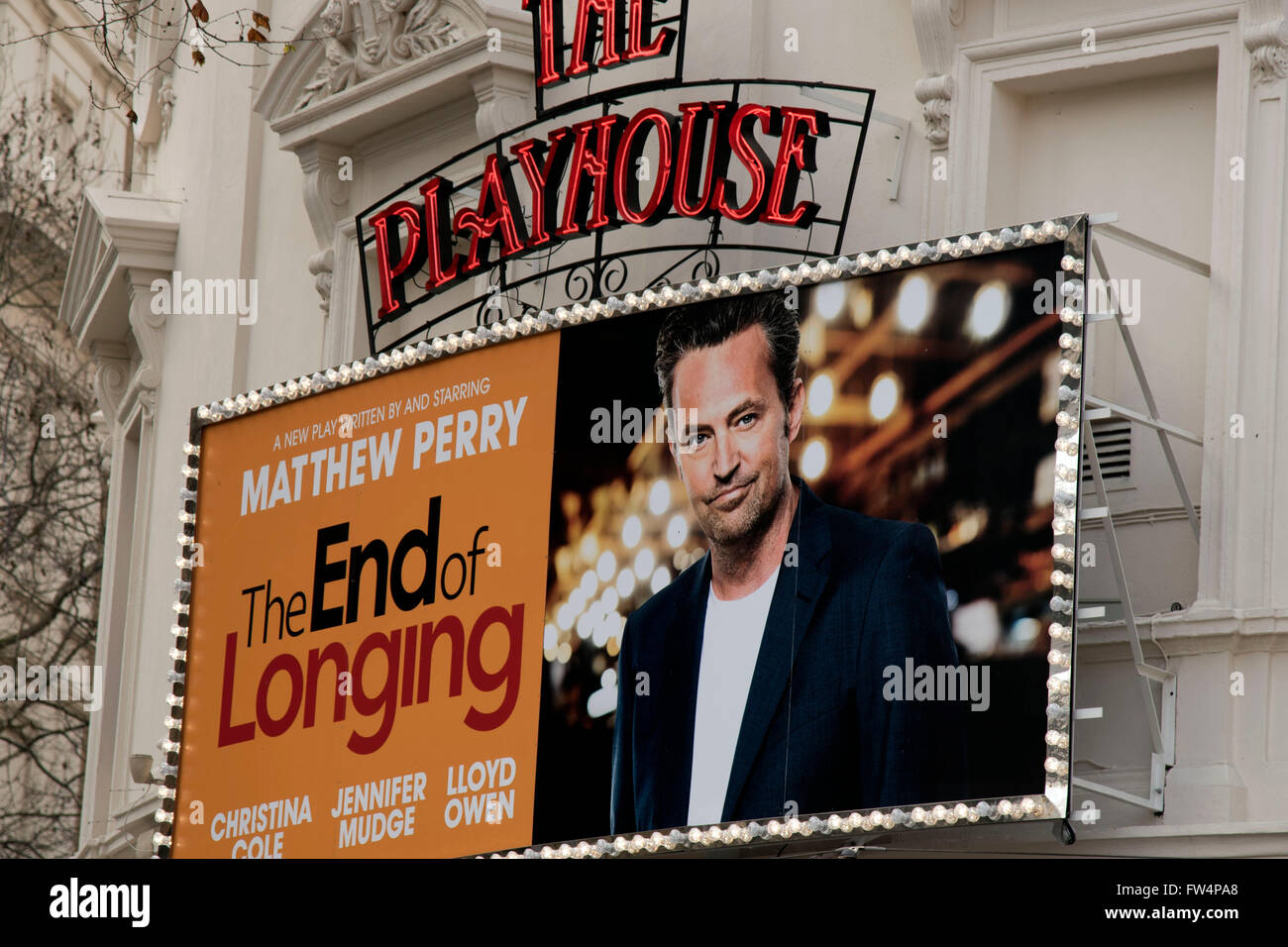 Matt Matthew Perry The End of Longing Playhouse Stock Photo