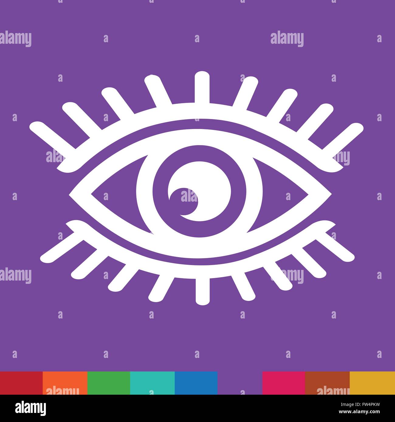 Eye icon illustration Stock Vector Image & Art - Alamy