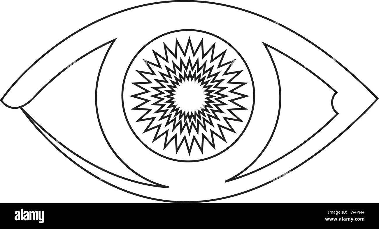 Eye icon illustration Stock Vector Image & Art - Alamy