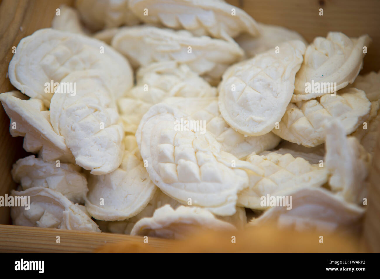 Traditional polish smoked cheese oscypek Stock Photo Alamy